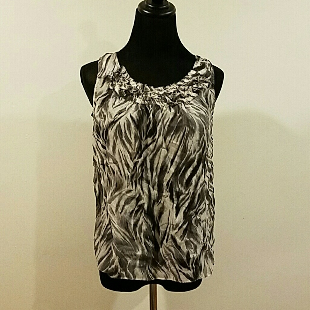 TALBOTS Sleeveless Silk Top