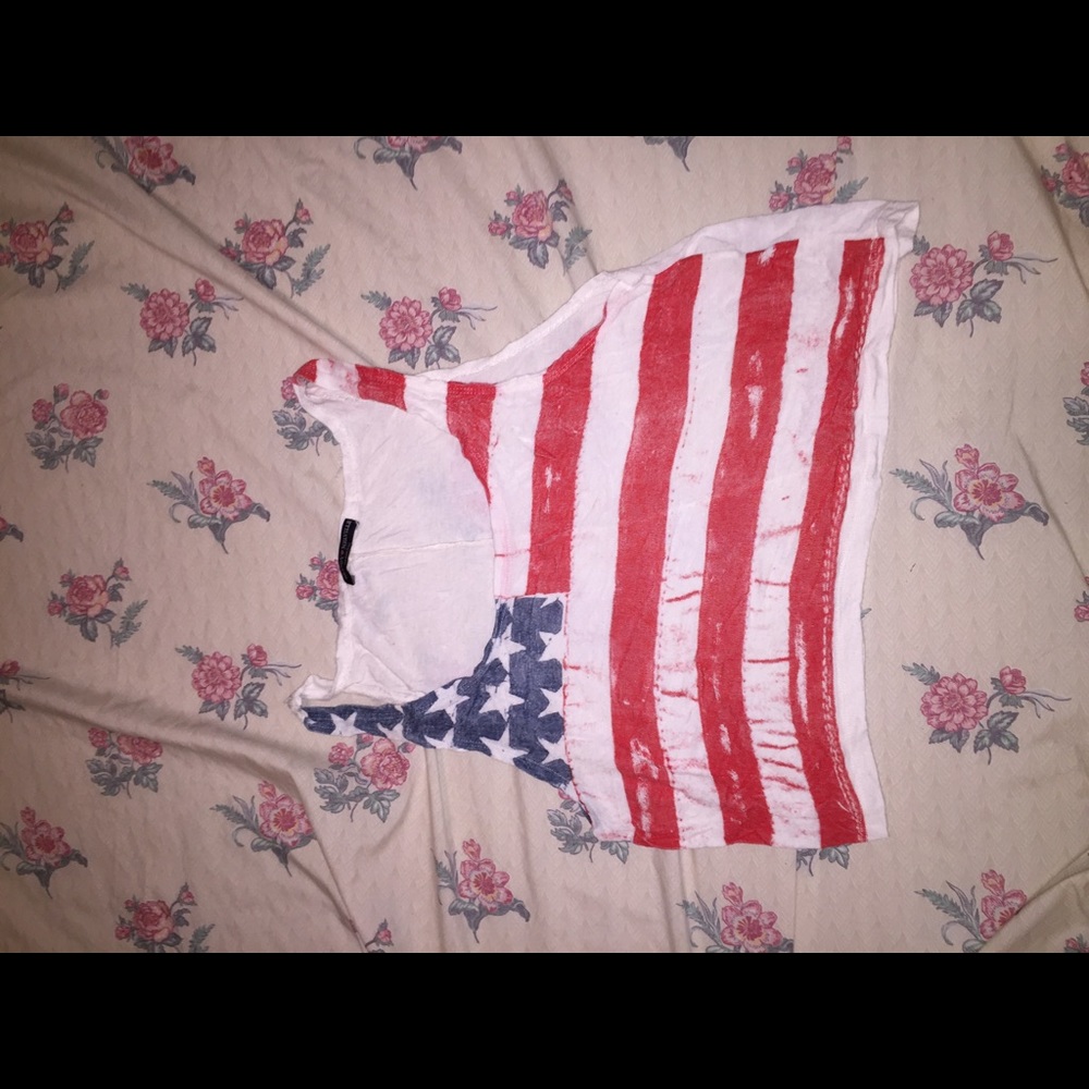 American flag tank