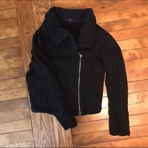 Gap athletic asymmetrical zip up sweatshirt