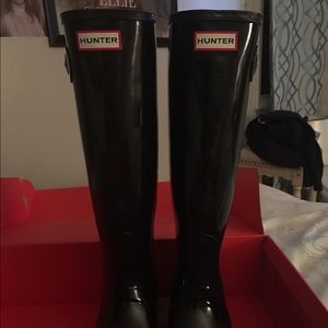 Tall Gloss Hunter Boots BRAND NEW