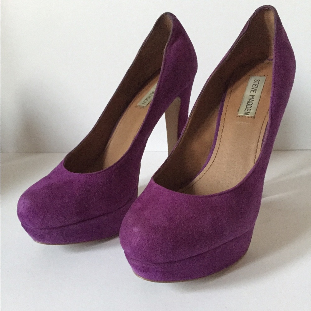 Steve Madden Pumps: Beasst, Purple Suede