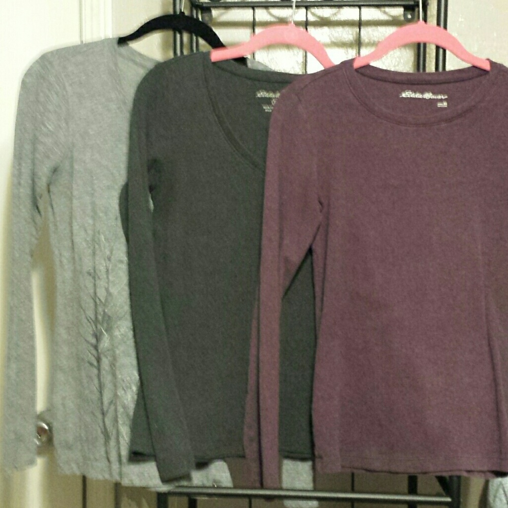 Eddie Bauer long-sleeved tee bundle