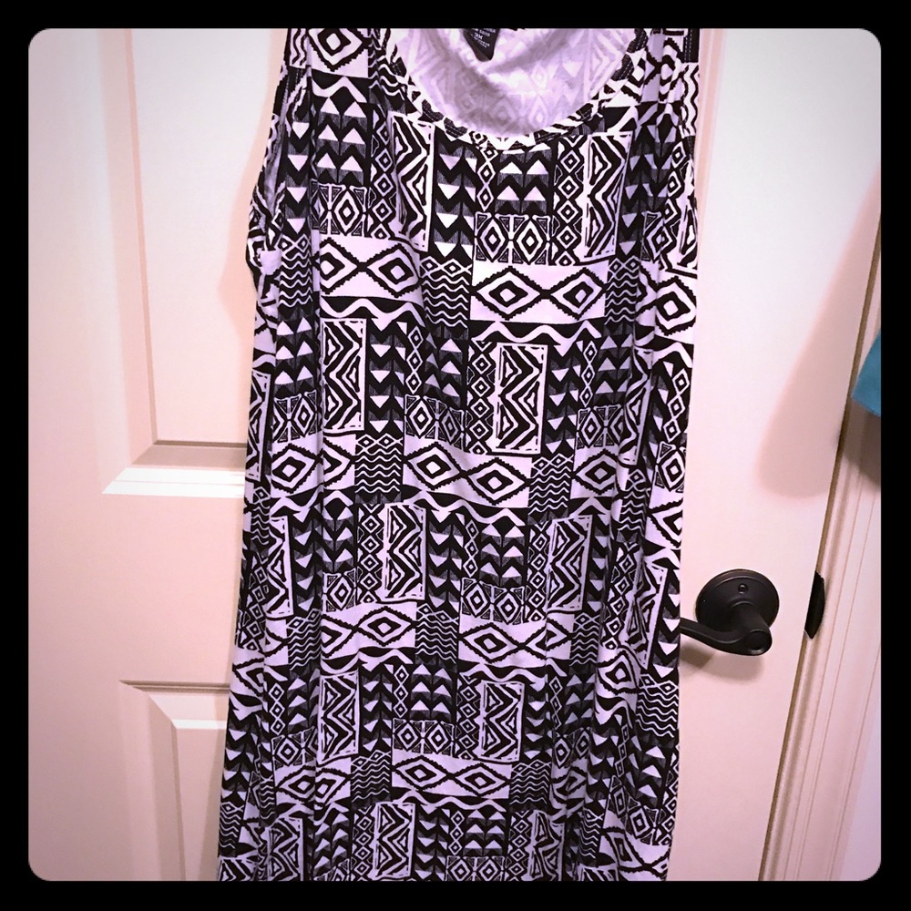 Gorgeous patterned tank dress