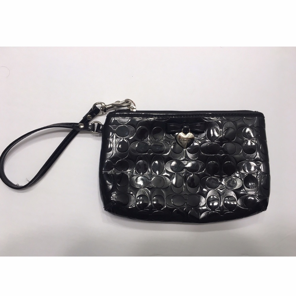 COACH 🖤 Black Wristlet