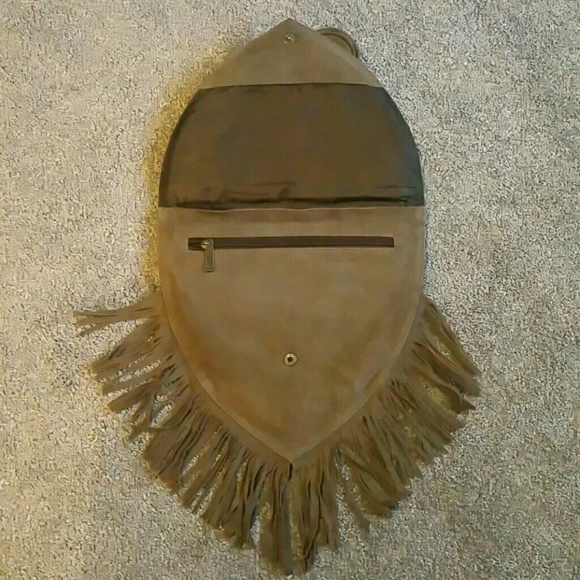 Cross-body micro suede purse - Picture 2 of 4