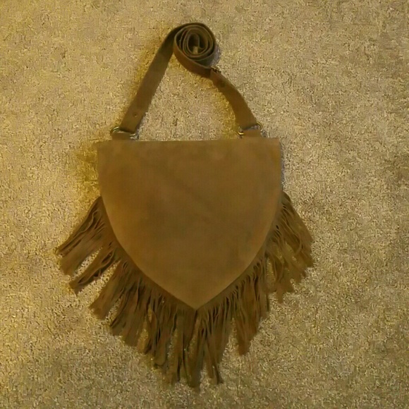 Cross-body micro suede purse - Picture 4 of 4