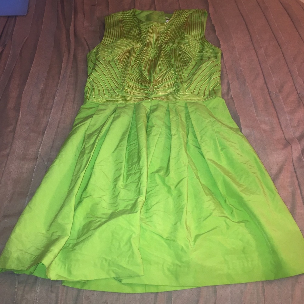 Skater Evening Dress with Open Back.
