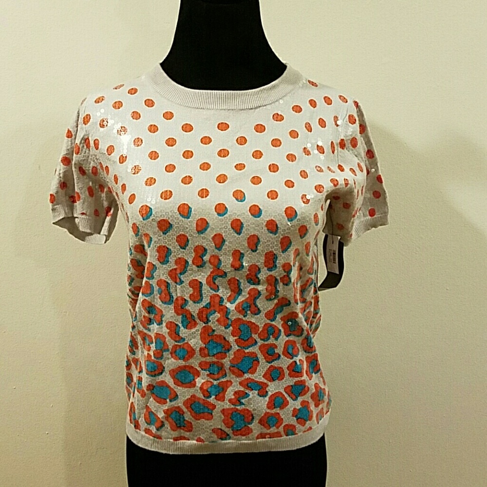 SIBLING crew neck knit top