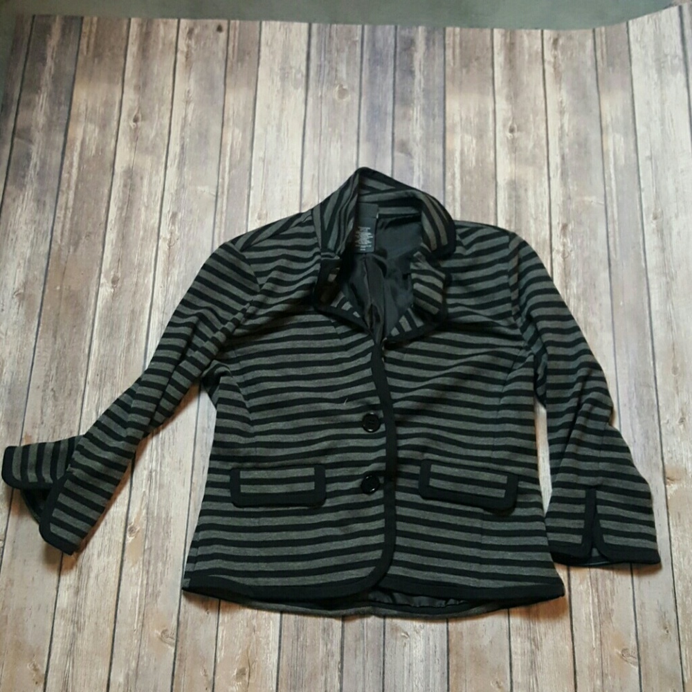 Black and Grey Blazer