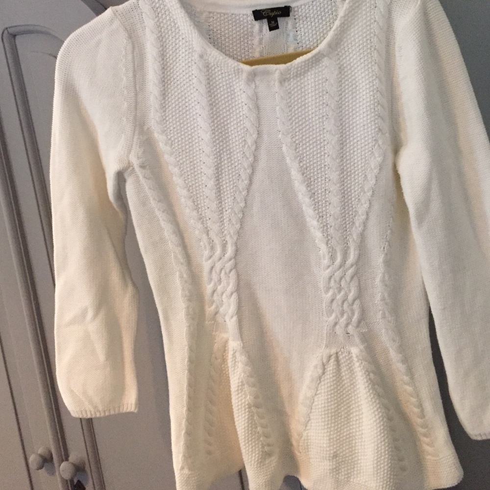 Ivory sweater