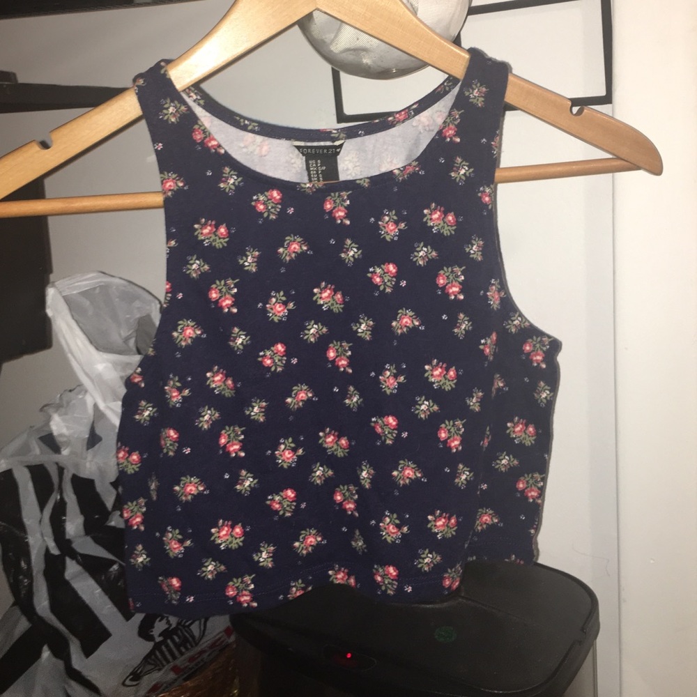 Floral crop top