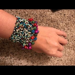 Party!!! Beaded bracelet!