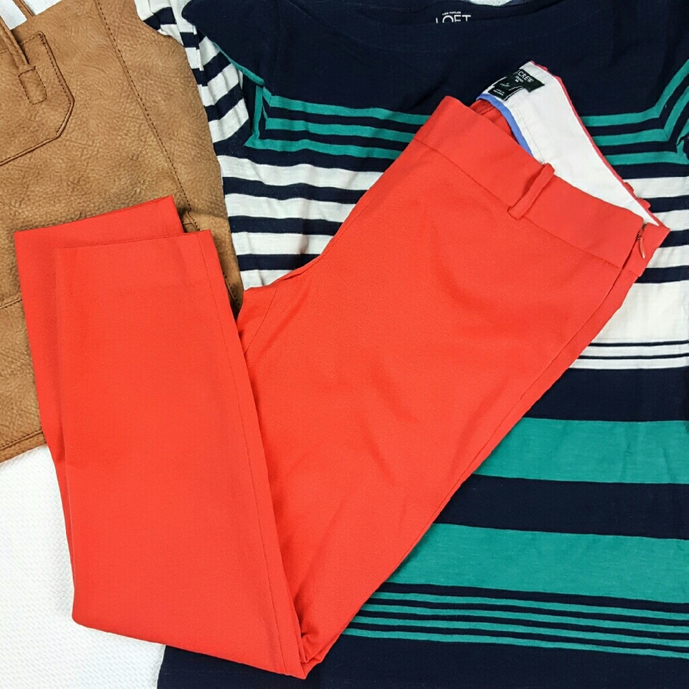 J. Crew City Fit Cropped Pants