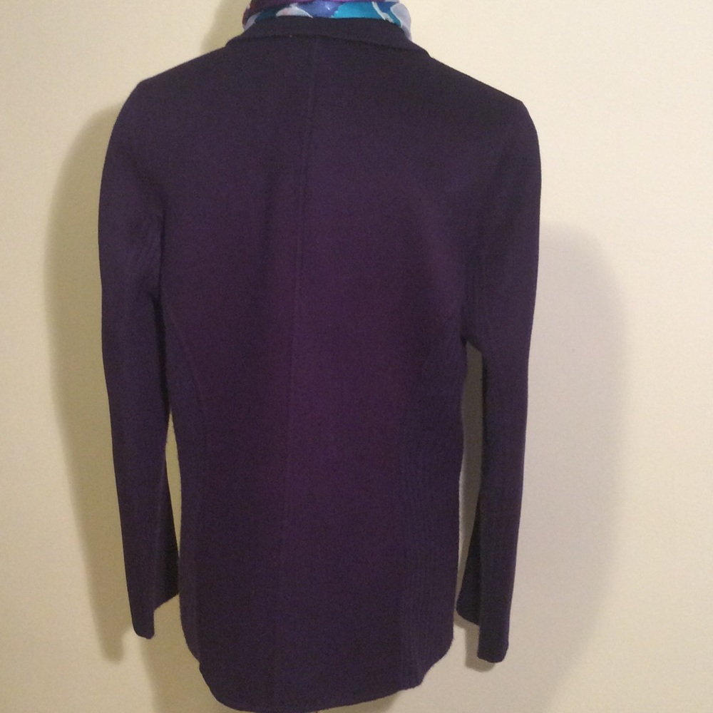 Griffin Rib Panel Wool Cashmere Jacket - Picture 2 of 4