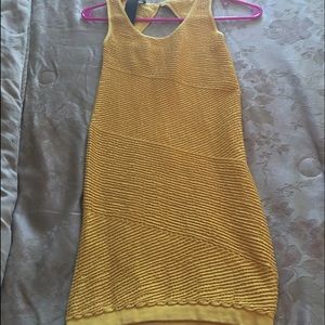 Yellow Bebe dress