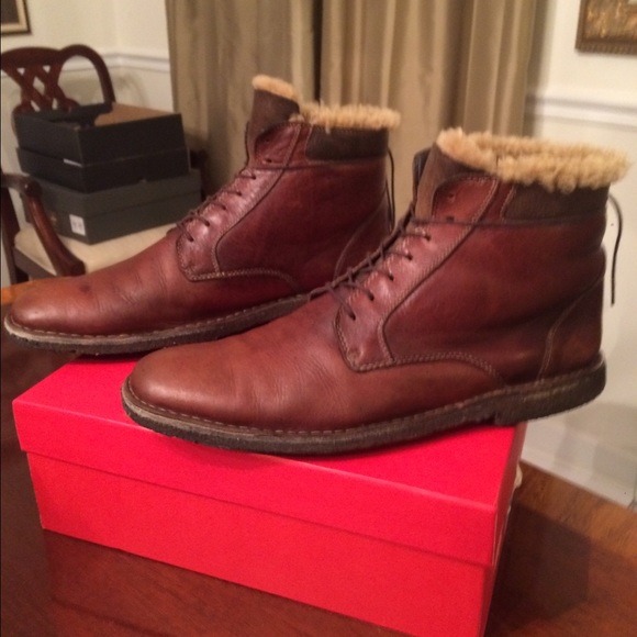 shearling lined chukka boots