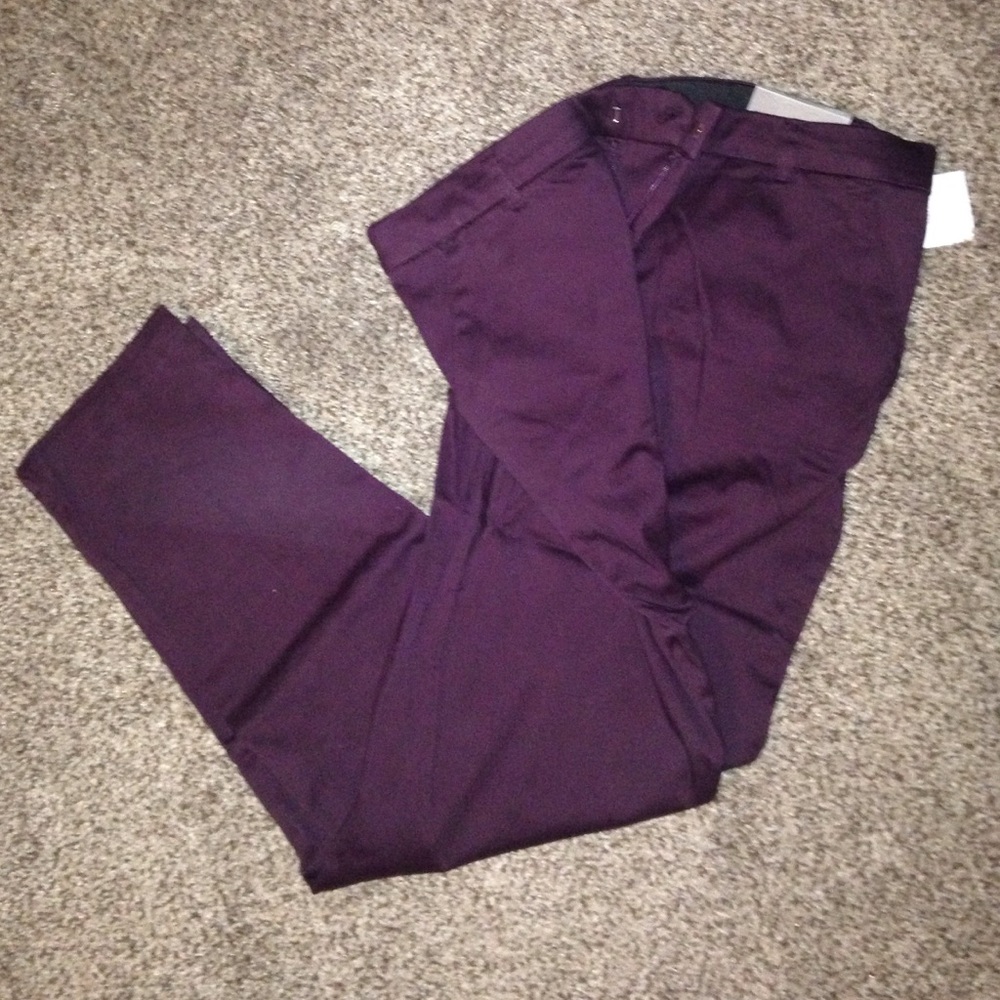 Plum dress pants