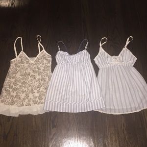 Three tops Abercrombie Size Small