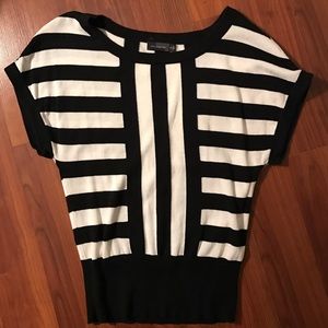 Limited black and white sweater