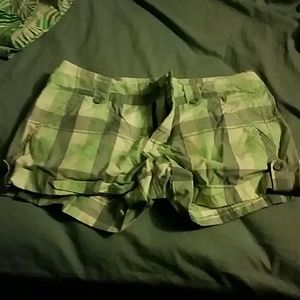 Plaid shorts