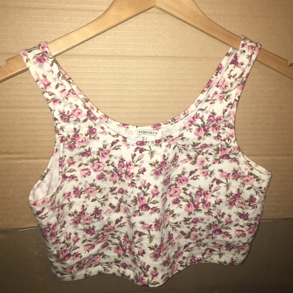 Floral crop top