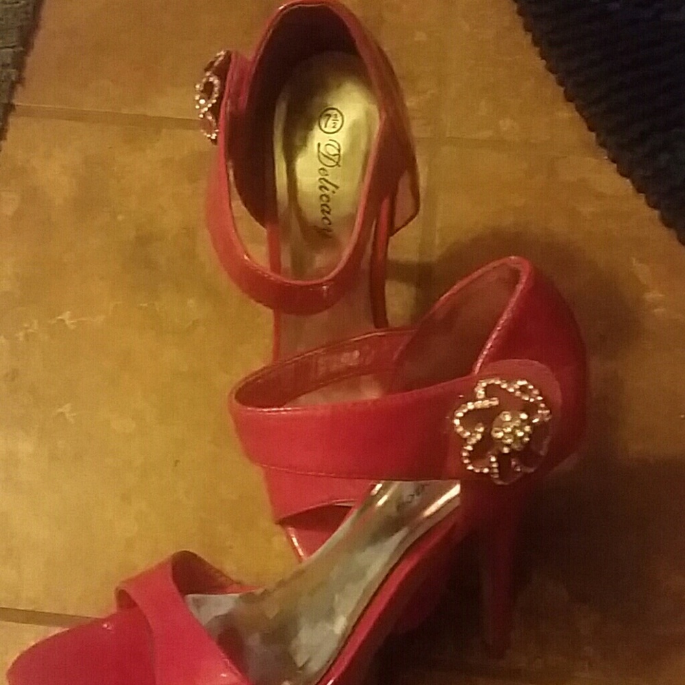 Pink high heels