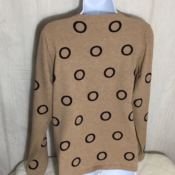 Circle Sweater in Tan - Picture 3 of 4