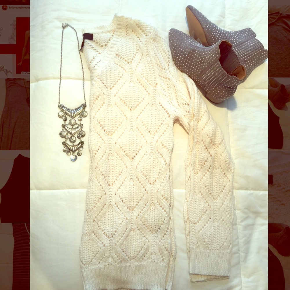 Forever 21 cable knit sweater