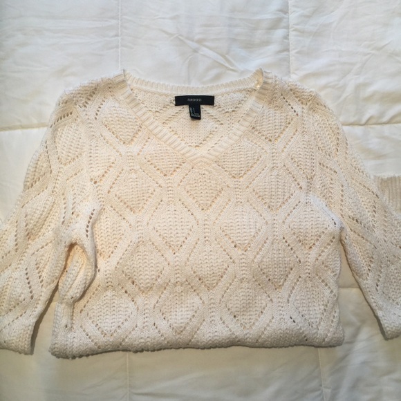 Forever 21 cable knit sweater - Picture 2 of 2