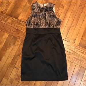 High neck - lace dress