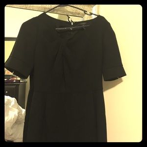 Black Wool J Crew dress