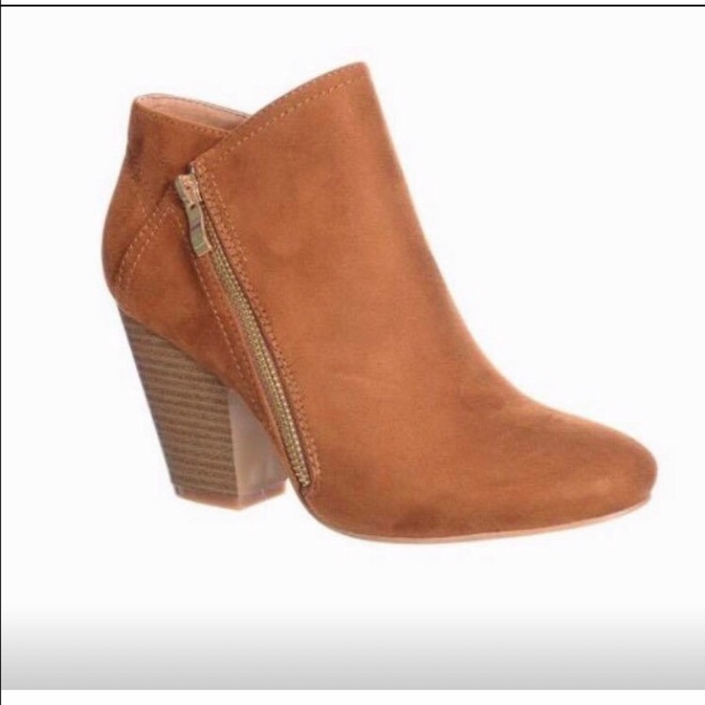 Cognac color bootie