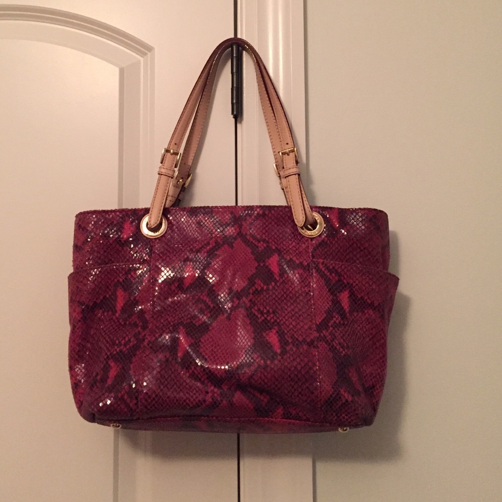 Snake Print Michael Kors Purse and Billfold