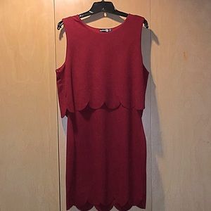 A Wine Red Dress