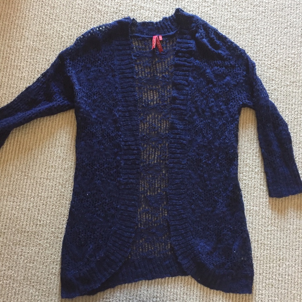 Navy blue cardigan