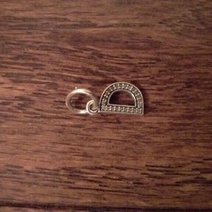 Pandora monogram  D charm
