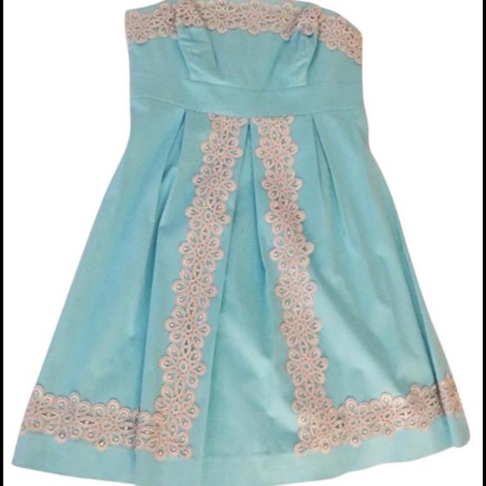 Lilly Pulitzer strapless betsey dress