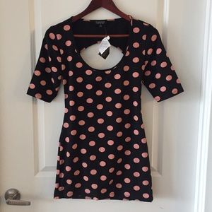 Topshop Open Back Dress - US 8