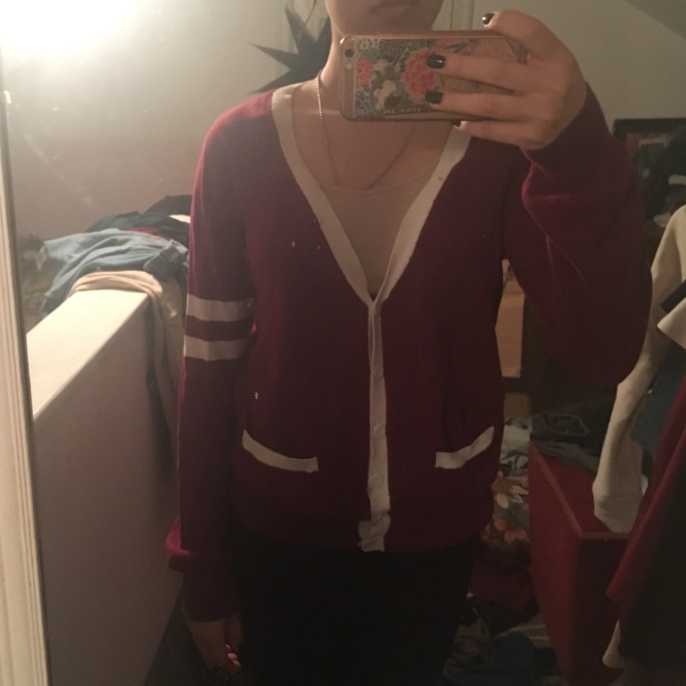 Varsity cardigan