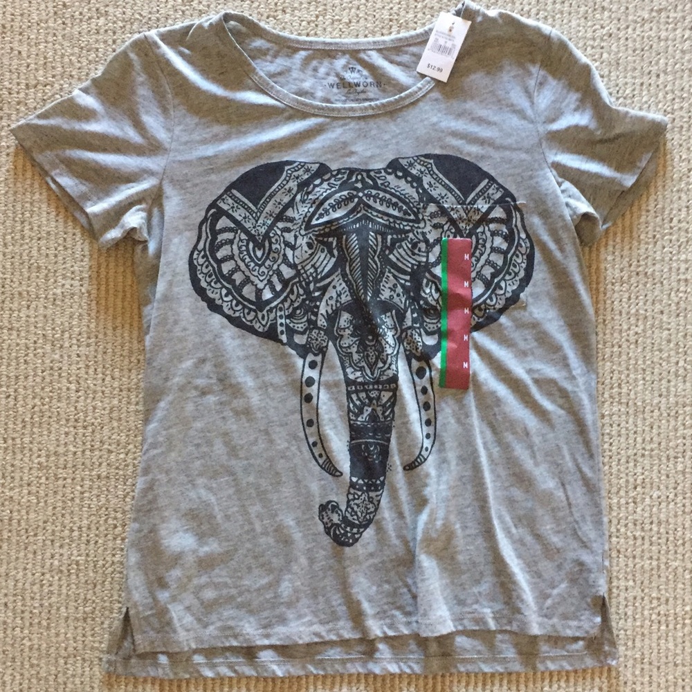 Elephant Print T-Shirt