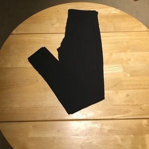 Black long workout pants - yoga type