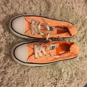 Neon Orange Converse