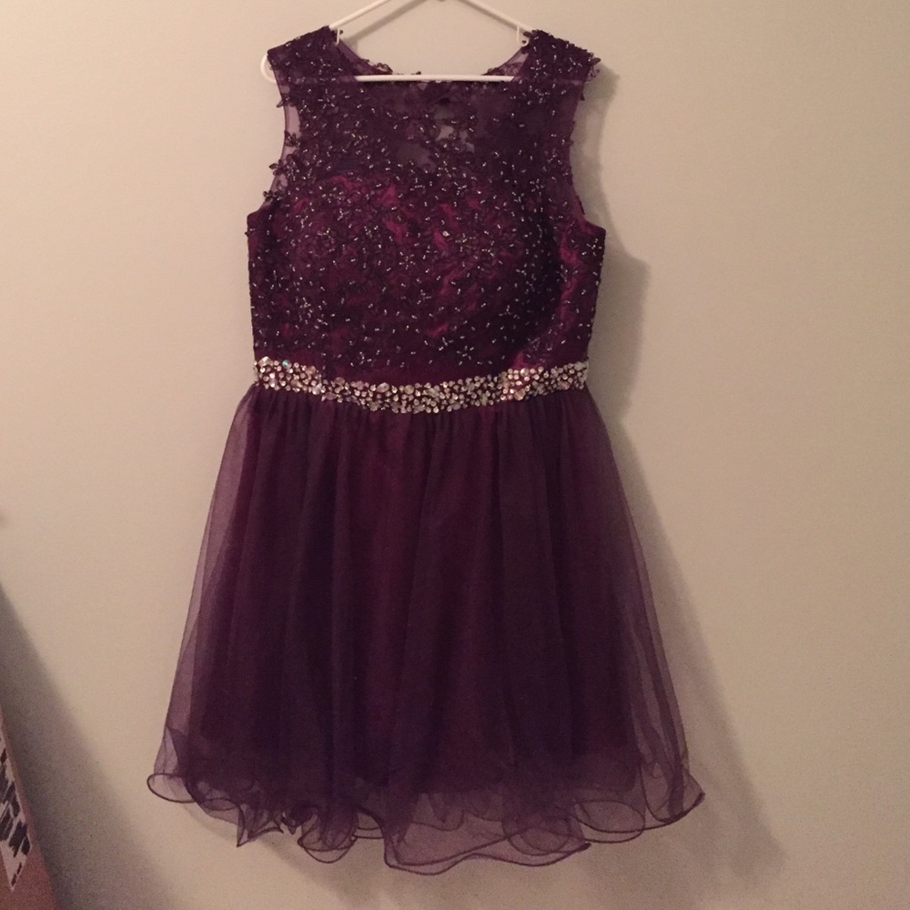 Purple Homecoming or Prom Dress