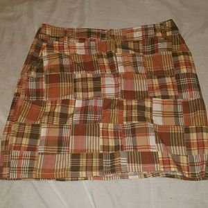 Plaid skirt