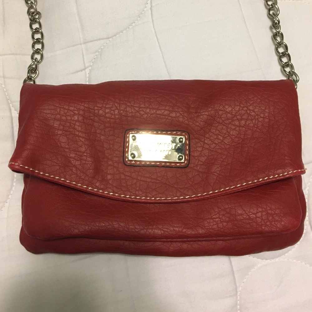 Dark red small purse