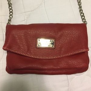 Dark red small purse