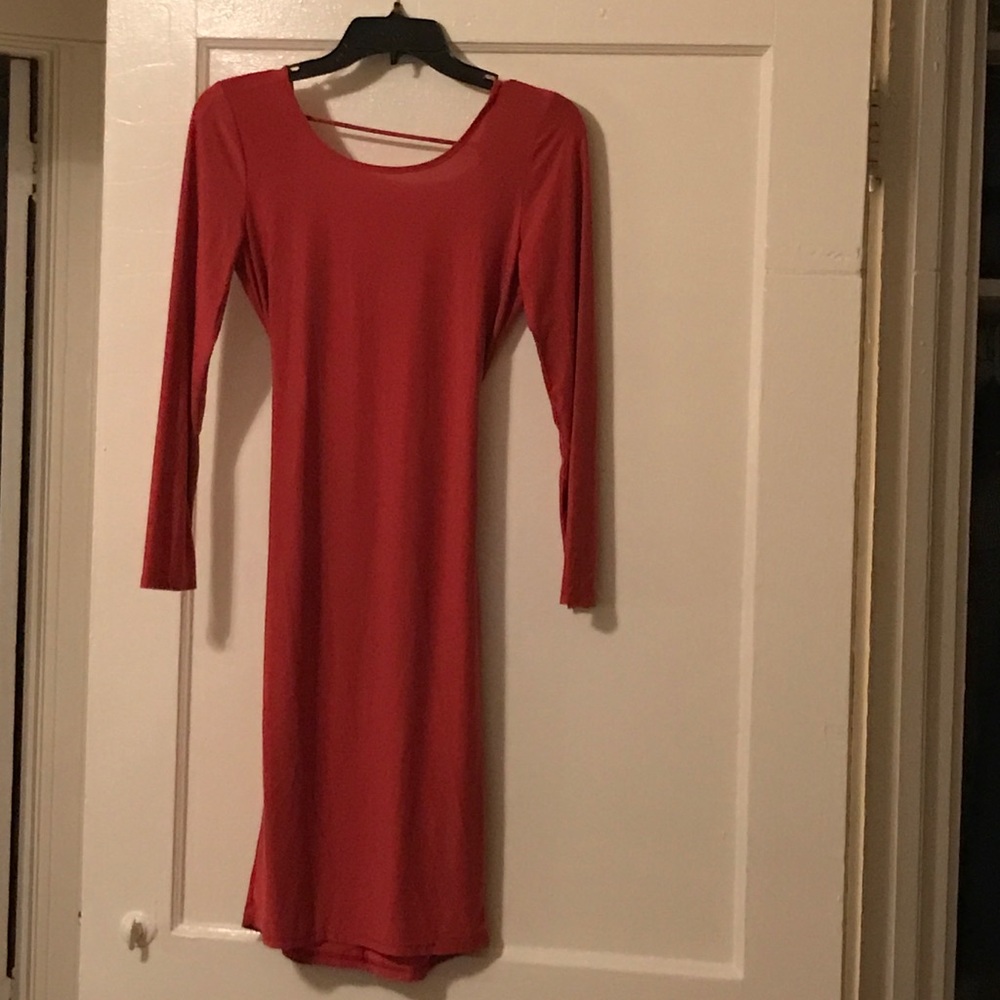 Cocktail Dress (rust color)
