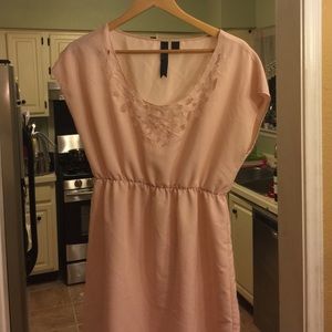 Light pink dress with cutouts