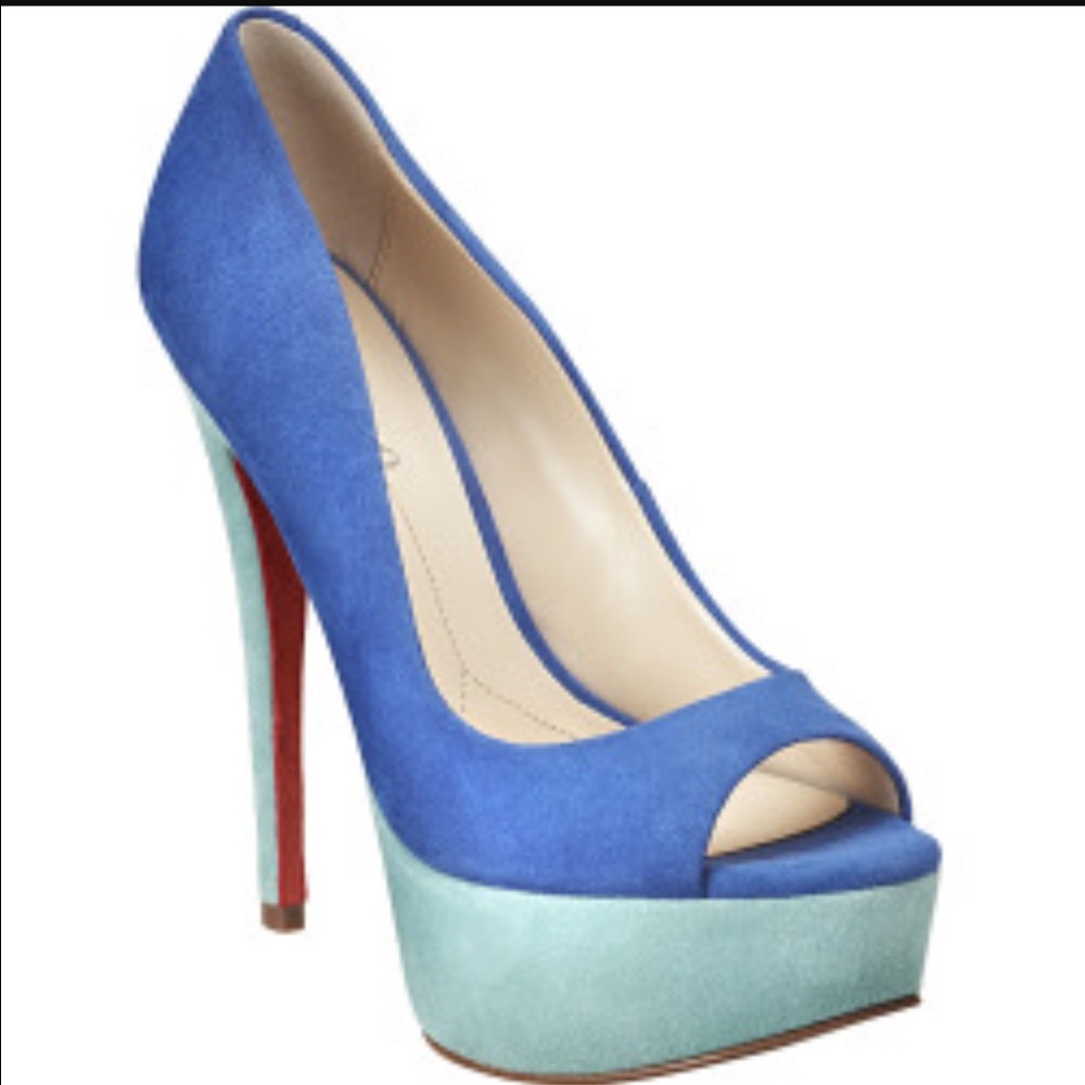 Boutique 9 Multi-Colored Platform Pump...worn once