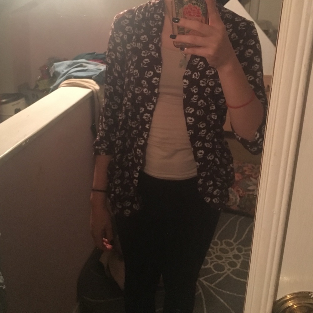 Floral cardigan